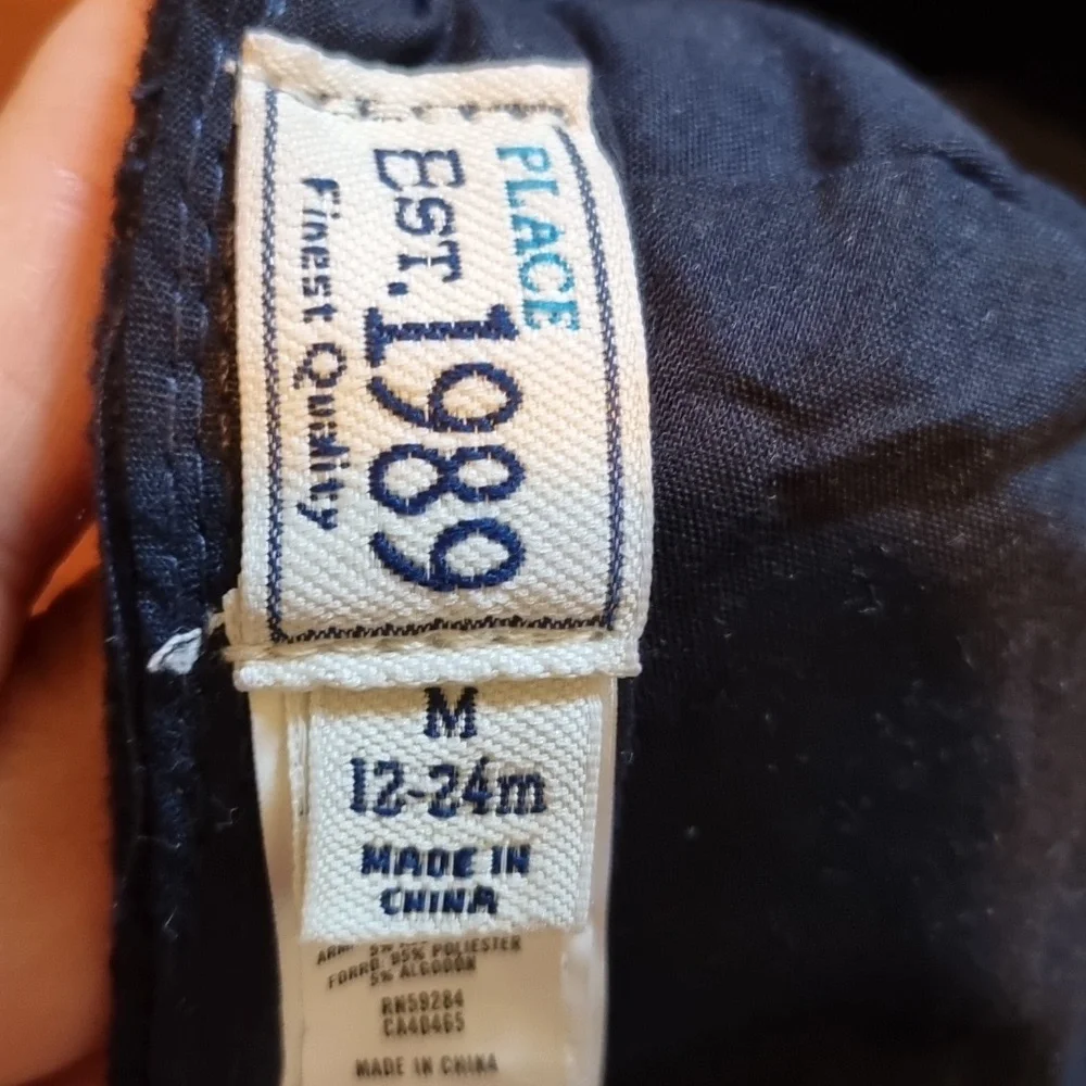 The Children's Place Newsboy Hat Navy Size 12-24 Months